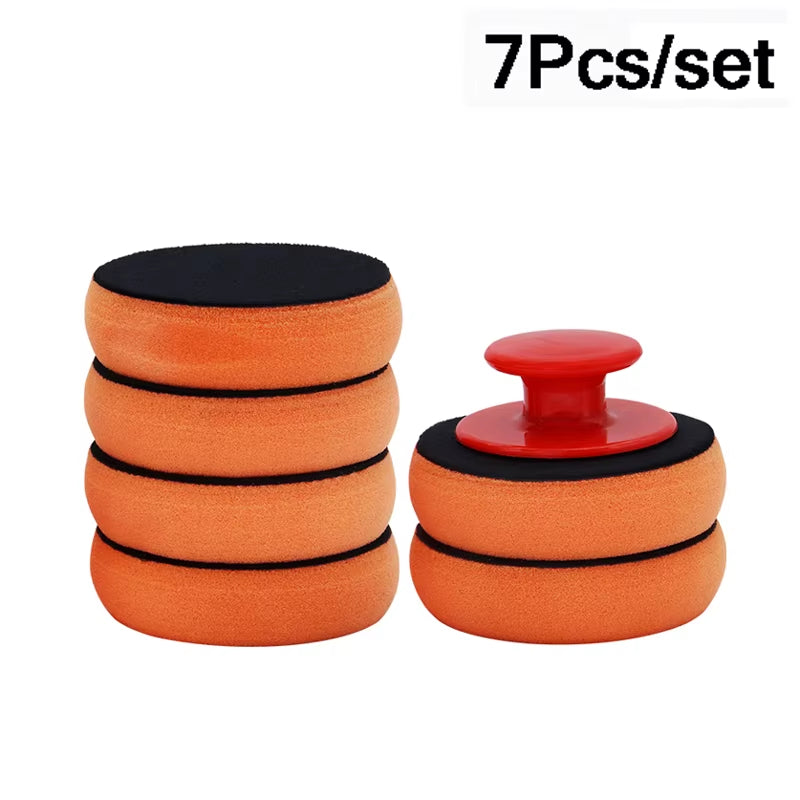 Revitalize Your Ride with Our 4-Inch Car Wax Applicator Pads Set - Soft Foam Applicators for Effortless Polishing and Cleaning!