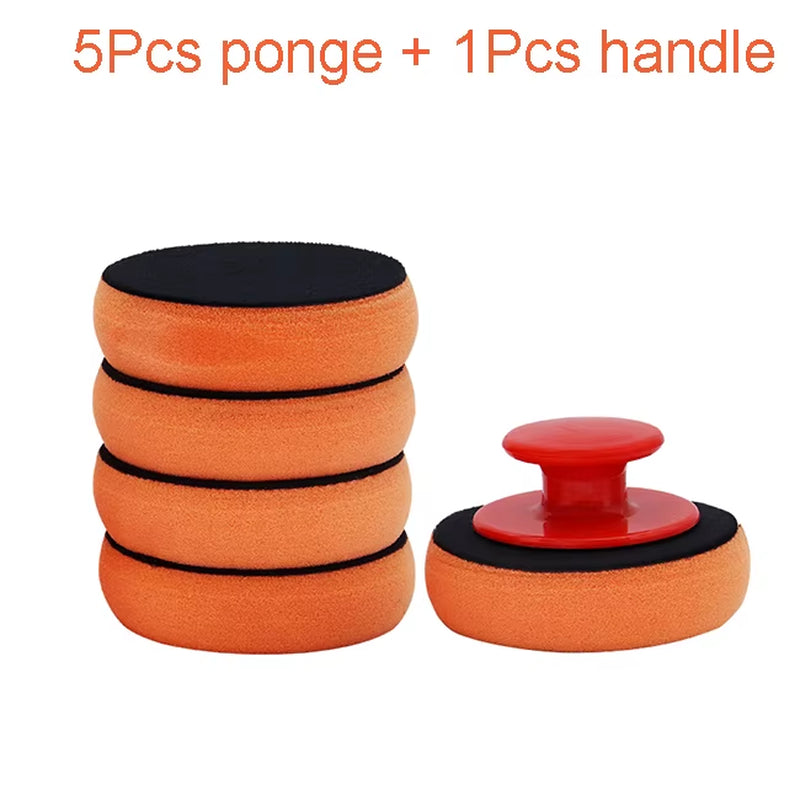 Revitalize Your Ride with Our 4-Inch Car Wax Applicator Pads Set - Soft Foam Applicators for Effortless Polishing and Cleaning!