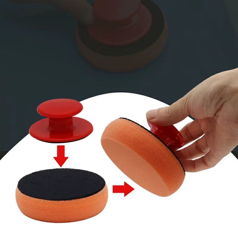 Revitalize Your Ride with Our 4-Inch Car Wax Applicator Pads Set - Soft Foam Applicators for Effortless Polishing and Cleaning!