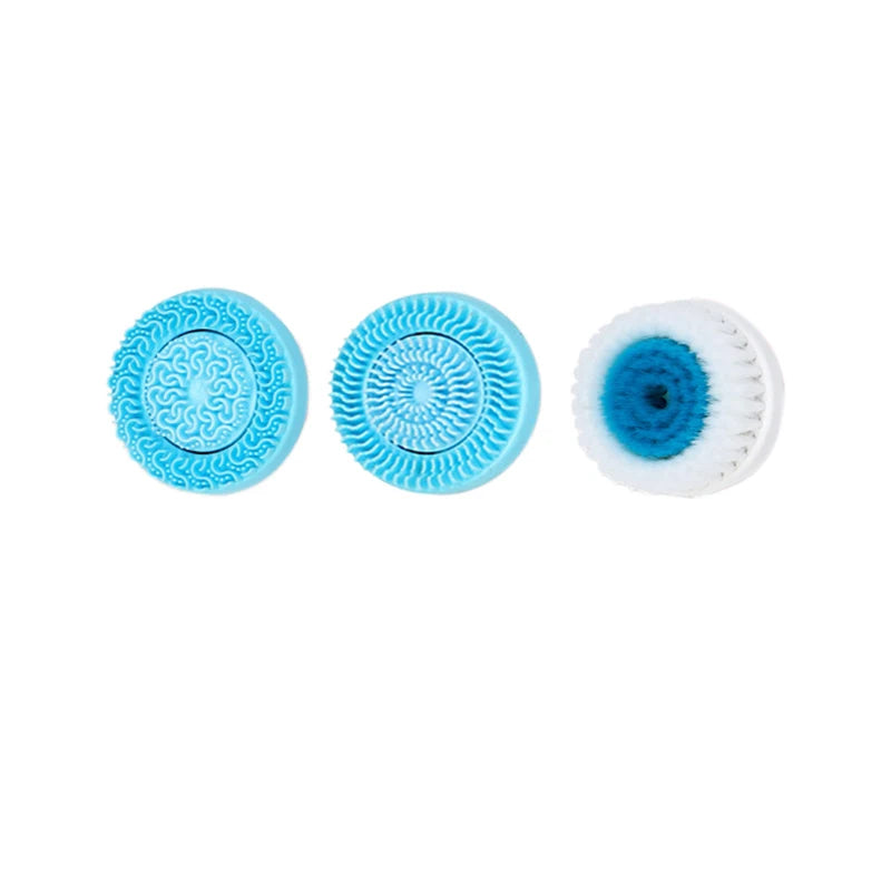 Ultrasonic Electric Cleansing Brush 3 in 1 Face Massagers Sonic Rotating Cleansing Brush Galvanic Remove Blackheads Tool