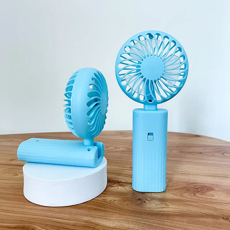 1PC Pink Foldable Handheld Eyelashes Dedicated Dryer for Eyelash Extension Desktop Fan Air Conditioning Blower Glue Grafted