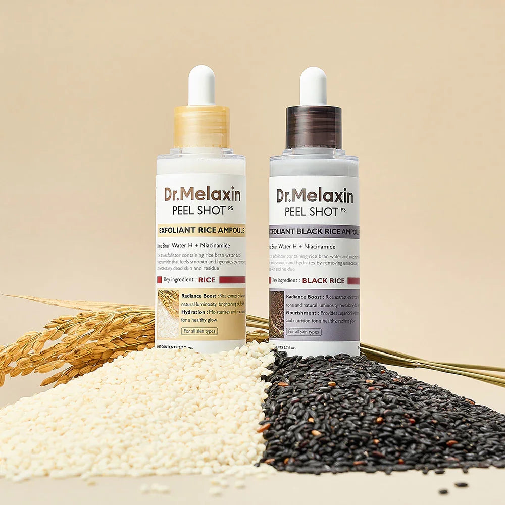 Sanftes Reis-Peeling – Dr. Melaxin Peel Shot für alle Hauttypen