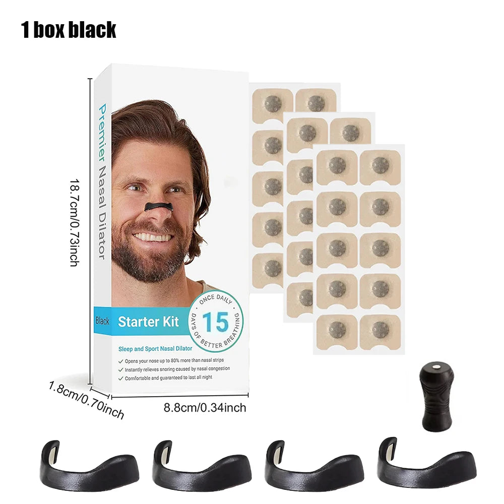 Magnetische Nasenstreifen – Besser Atmen & Schlafen, Schnarchreduzierung für erholsame Nächte (15/35 Paar Set)