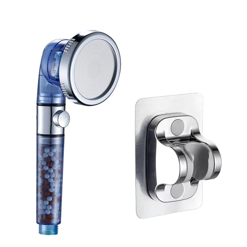 3-in-1 Wellness-Duschkopf – Sanft zur Haut, spart Wasser & reinigt mit Mineral-Ionenfilter