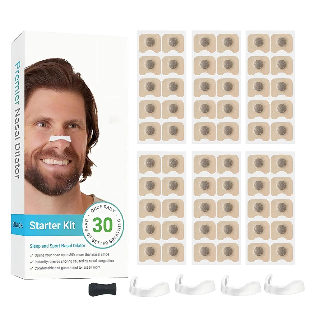 Magnetische Nasenstreifen – Besser Atmen & Schlafen, Schnarchreduzierung für erholsame Nächte (15/35 Paar Set)