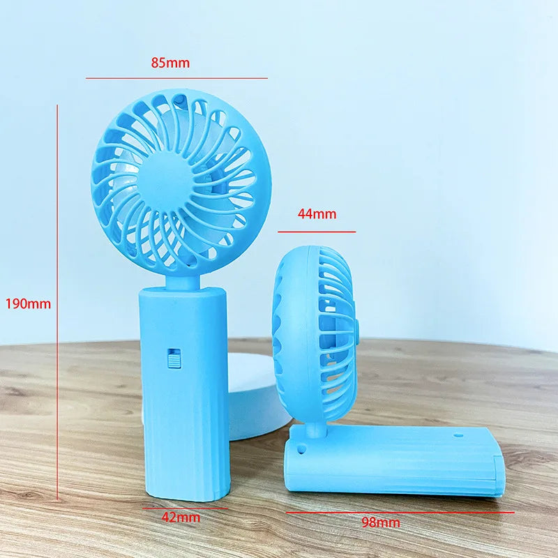1PC Pink Foldable Handheld Eyelashes Dedicated Dryer for Eyelash Extension Desktop Fan Air Conditioning Blower Glue Grafted
