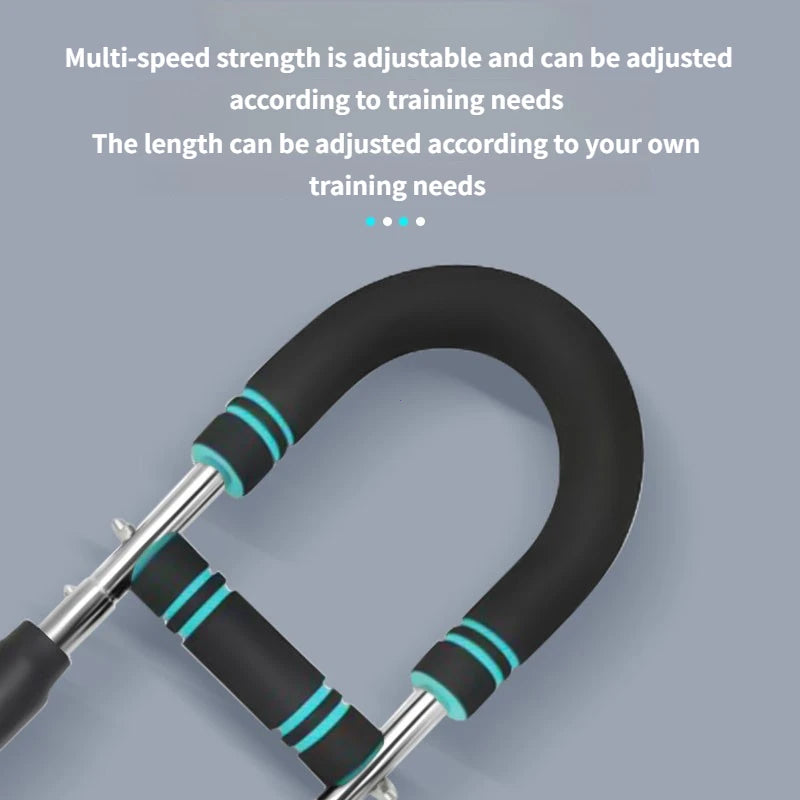 Verstellbarer Armtrainer mit Widerstandsbändern – 2-in-1 Brustexpander & Oberkörper-Workout für Zuhause