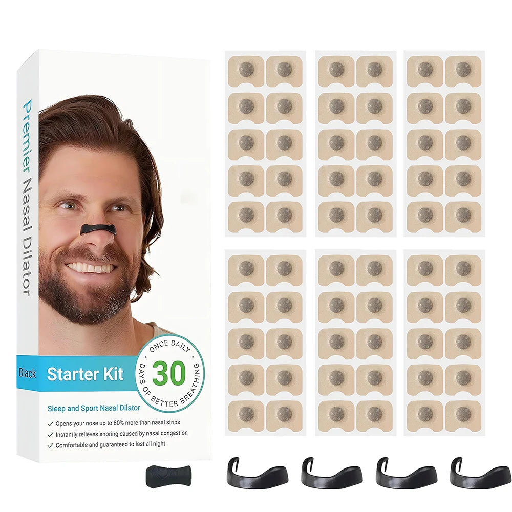 Magnetische Nasenstreifen – Besser Atmen & Schlafen, Schnarchreduzierung für erholsame Nächte (15/35 Paar Set)