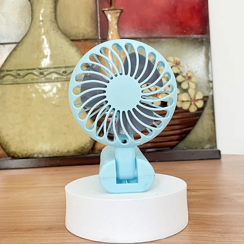 1PC Pink Foldable Handheld Eyelashes Dedicated Dryer for Eyelash Extension Desktop Fan Air Conditioning Blower Glue Grafted