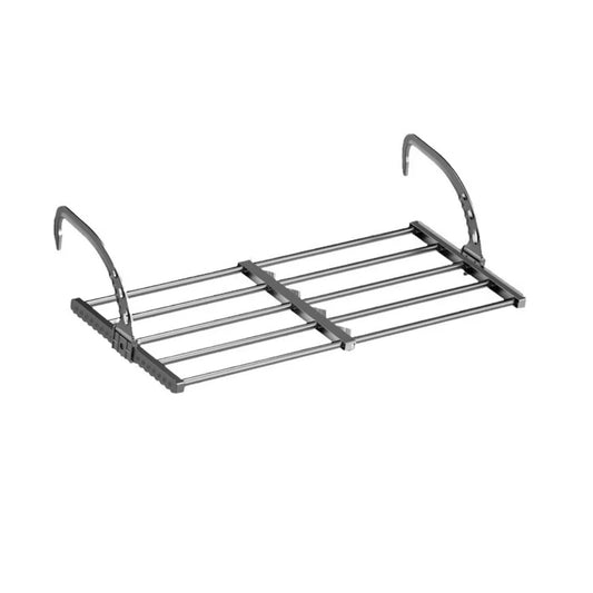 Carbon Steel Radiator Drying Rack Foldable Space-Saving Balcony Drying Shoe Rack Adjustable Retractable Radiator Cloth Airer
