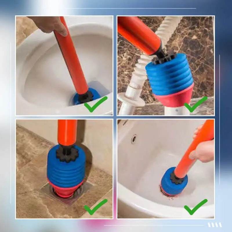 Hochdruck-Toilettenreiniger – Schneller & Einfacher Silikon-Pümpel für effektive Abflussreinigung im Haushalt