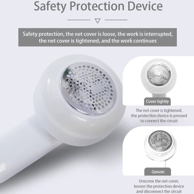 Tragbarer elektrischer Fusselrasierer